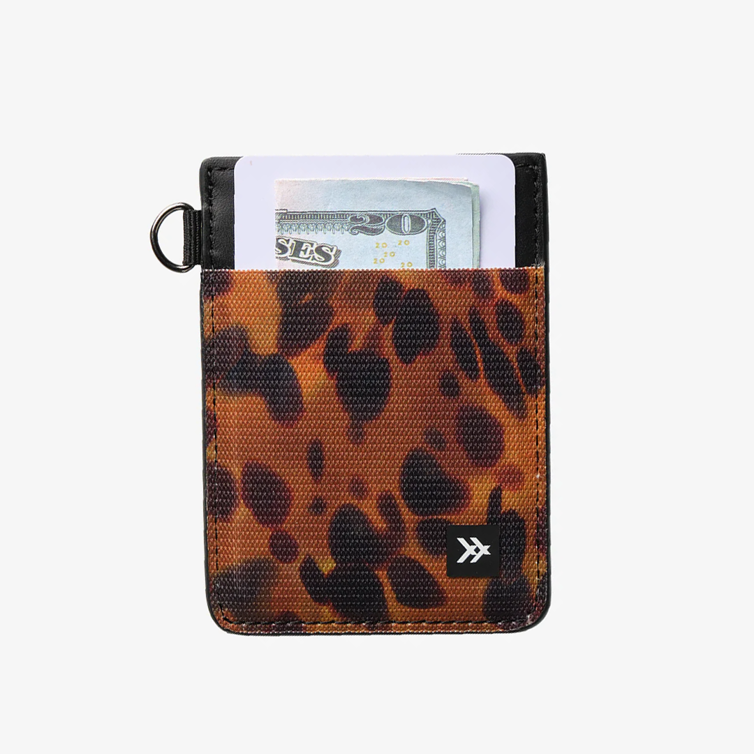 Tortoise Vertical Leather Wallet