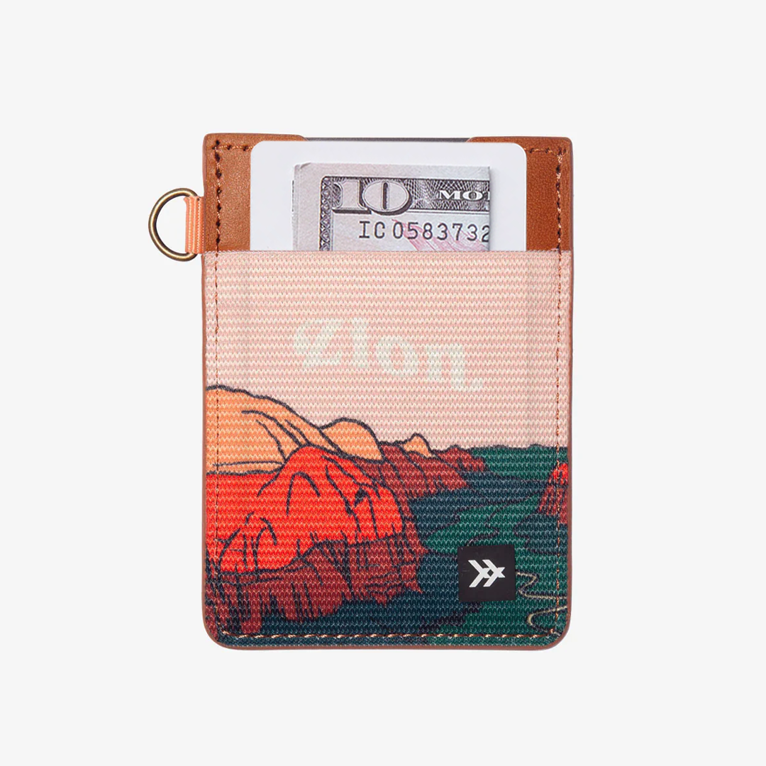 Zion Vertical Leather Wallet
