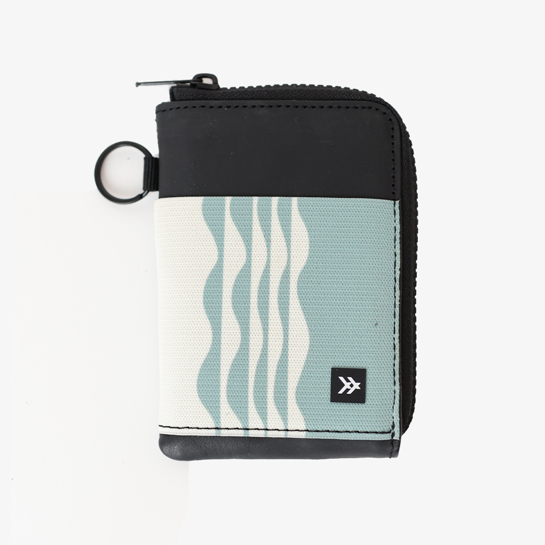 Leather Zip Wallet - Wavy - Thread®