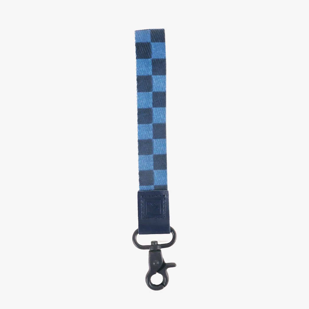 Wristlet Keychain - Denim Check - Thread®