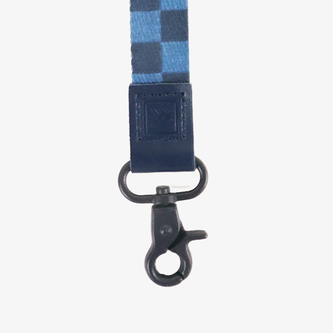 Wristlet Keychain - Denim Check - Thread®